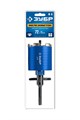 ЗУБР Железобетон 72мм (сухое сверление с микроударом, рабочая глубина 75мм, лазерная сварка) алмазная сегментная коронка для подрозетников (29875-72) 00035609739