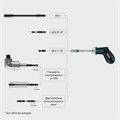 KRAFTOOL EXTREM набор: рычажная реверсивная отвертка с битами 6 шт (25899) 00036739847