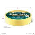 KRAFTOOL #500 Flex 25 мм х 30 м, для изогнутых линий, малярная лента (12105-25) 00038098395