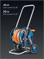 GRINDA HC-45, для шлангов 45м x 1/2″ и 20м х 3/4″, усиленные колёса, телескопическая ручка, катушка для шлангов ProLine (8-428425) 00038578548
