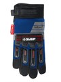 ЗУБР IMPACT р.XL (10), синие, профессиональные комбинированные перчатки, антивибрационные, противоударные, Профессионал (11476-XL) 00039311274
