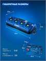 ЗУБР Turbo CHARGE, 20 В, 4 порта, 4 х 9 А, зарядное устройство для LMS АКБ, ПРОФЕССИОНАЛ (TC-20-4) 00040498792
