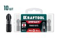KRAFTOOL Impact PH 3, 25 мм, 10 шт, ударные биты (26191-3-25-S10) 00040587120