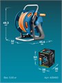 GRINDA HRK-25, шланг 25м x 1/2″, поливочный набор 4 предмета, стальные опоры, катушка со шлангом в комплекте ProLine (428460) 00041797749