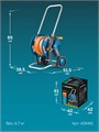 GRINDA HCK-25, шланг 25м x 1/2″, поливочный набор 4 предмета, усиленные колеса, телескопическая ручка, катушка со шлангом в комплект ProLine (428461) 00041797750