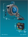 GRINDA HRA-20, шланг 20м x 1/2″, на поворотном кронштейне настенная, поливочный набор 4 предмета, катушка автоматическая со шлангом ProLine (428470) 00041797751