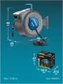 GRINDA HRA-30, шланг 30м x 1/2″, на поворотном кронштейне настенная, поливочный набор 4 предмета, катушка автоматическая со шлангом ProLine (428471) 00041797752