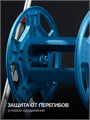 GRINDA HR-60, для шлангов 60м x 1/2″ и 30м х 3/4″, стальные опоры, пластиковый барабан, катушка для шлангов ProLine (428451) 00041797757