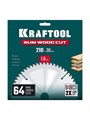 KRAFTOOL Slim wood cut 210 х 30 x 1.8 мм, 64Т, диск пильный по дереву, (36955-210-30-64) 00045261598