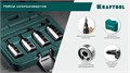 KRAFTOOL STUD DRIVER, 4 шт, М6, М8, М10, М12, набор ударных шпильковертов (26199) 00045455475