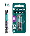 KRAFTOOL OPTIMUM PZ/FL 1, 50 мм, 2 шт, биты (261241-1-50-2) 00047804747