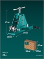 KRAFTOOL CB-60, 60х40 мм, цепной профилегибочный станок (23630-60) 00047816756