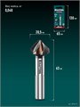 KRAFTOOL EXTREM, d 20.5х10х63 мм, Z3, 90°, сталь M35, U-образная спираль, зенковка (29734-10) 00048197229