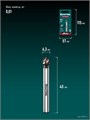 KRAFTOOL EXTREM, d 6.3x5х45 мм, Z3, 90°, сталь M35, U-образная спираль, зенковка (29734-3) 00048197230