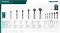 KRAFTOOL EXTREM, d 10.4х6х50 мм, Z3, 90°, сталь M35, U-образная спираль, зенковка (29734-5) 00048197232