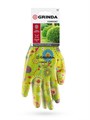 GRINDA COMFORT, M (8), садовые перчатки с прозрачным полиуретановым покрытием, зелёные, 13 класс (11290-M) 00048338799