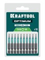 KRAFTOOL OPTIMUM TX 10, 50 мм, 10 шт, биты (26126-10-50-10) 00056187520
