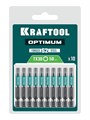 KRAFTOOL OPTIMUM TX 30, 50 мм, 10 шт, биты (26126-30-50-10) 00056187528