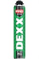 DEXX PRO, 750 мл, пистолетная, всесезонная, выход до 30 л, монтажная пена (41126) 00065462103