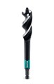 KRAFTOOL 3-Wave d14 мм, трехзаходное сверло по дереву с резьбовым центрующим острием (29513-14) 00068537266