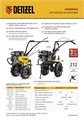 Мотоблок DPT-270X, 7 л.с., диск.сцеп, шир 90 см, глуб 35 см,фрез 3х4,ВОМ,скор 2В/1Н,кол 8" Denzel 34412